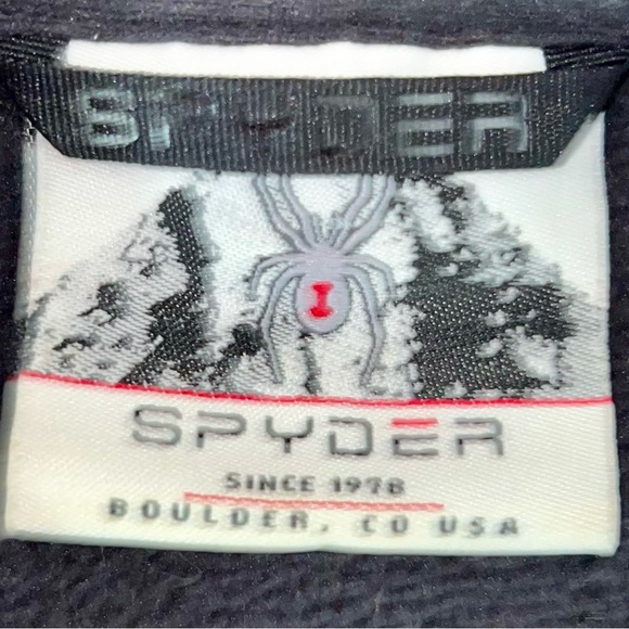 Spyder Men’s Gray Heather Quarter Zip Pullover Fleece Medium – EUC Med M - Picture 5 of 5